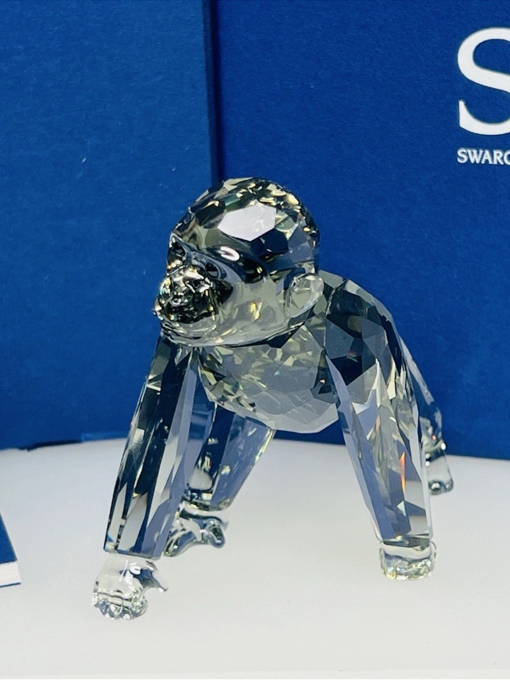 Swarovski Endangered Wildlife Gorilla Cub Figurine 0955440 MIB